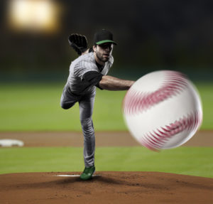baseball pitcher curve ball deposit photo June 2020