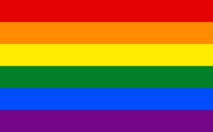 rainbow flag deposit photo June 2020