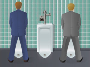 men at urinal cartoon 6 27 22