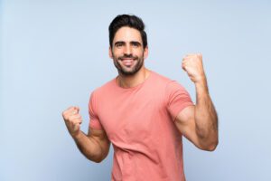 masculine gay man with positive self-worth